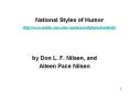 National Styles of Humor http://www.public.asu.edu/~apnilsen/afghanistan4kids/ PowerPoint PPT Presentation