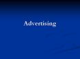 Advertising PowerPoint PPT Presentation
