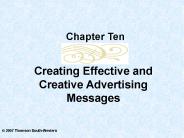 Creating Effective and Creative Advertising Messages