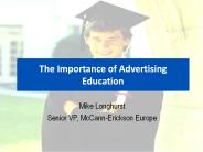 The Importance of Advertising Education