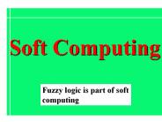 Soft Computing