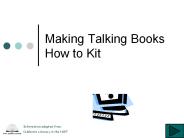 Making Talking Books How to Kit