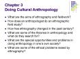 Chapter 3 Doing Cultural Anthropology PowerPoint PPT Presentation