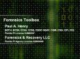 Forensics Toolbox PowerPoint PPT Presentation