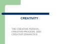 CREATIVITY PowerPoint PPT Presentation