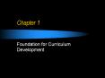 Foundation for Curriculum Development PowerPoint PPT Presentation