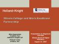 Illinois College and Work Readiness Partnership PowerPoint PPT Presentation