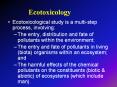 Ecotoxicology PowerPoint PPT Presentation