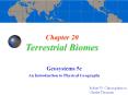 Chapter 20 Terrestrial Biomes PowerPoint PPT Presentation