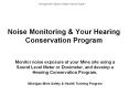 Noise Monitoring & Your Hearing Conservation Program PowerPoint PPT Presentation