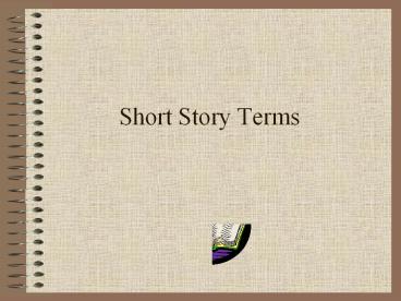 Short Story Terms