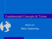 Fundamental Concepts & Terms