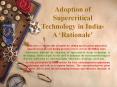 Adoption of Supercritical Technology in India- A ‘Rationale’ PowerPoint PPT Presentation
