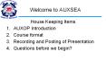 Welcome to AUXSEA PowerPoint PPT Presentation