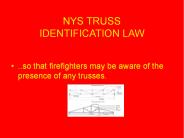 NYS TRUSS IDENTIFICATION LAW