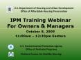 IPM Training Webinar PowerPoint PPT Presentation