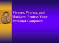 Viruses, Worms, and Hackers: Protect Your Personal Computer PowerPoint PPT Presentation