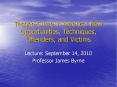 Techno-Crime in America: New Opportunities, Techniques, Offenders, and Victims PowerPoint PPT Presentation