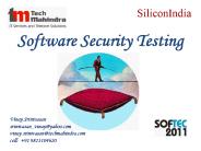 Software Security Testing