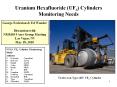 Uranium Hexafluoride (UF6) Cylinders Monitoring Needs PowerPoint PPT Presentation
