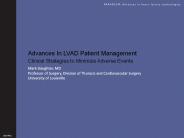 Advances In LVAD Patient Management