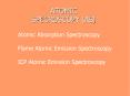 ATOMIC SPECROSCOPY (AS) PowerPoint PPT Presentation