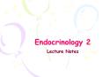 Endocrinology 2 PowerPoint PPT Presentation