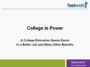 College is Power