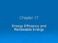 Energy Efficiency and Renewable Energy PowerPoint PPT Presentation