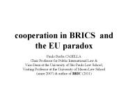 cooperation in BRICS and the EU paradox