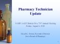 Pharmacy Technician Update PowerPoint PPT Presentation