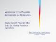 Working with Pharma Sponsors in Research PowerPoint PPT Presentation