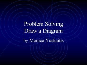 Problem Solving Draw a Diagram