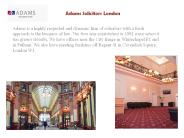 Adams Law Solicitor London