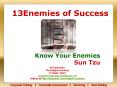 13 Enemies of Success PowerPoint PPT Presentation