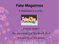 Fake magazines PowerPoint PPT Presentation