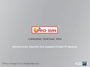 Solar System Suppliers In India