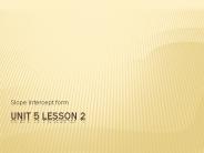 Unit 5 Lesson 2