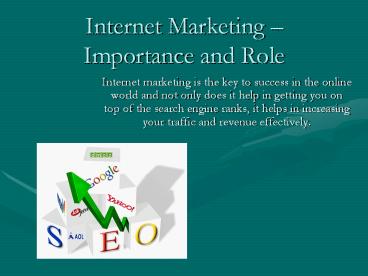 The Best Internet Marketing Tips