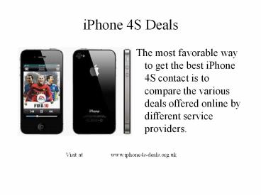 iphone 4s deals