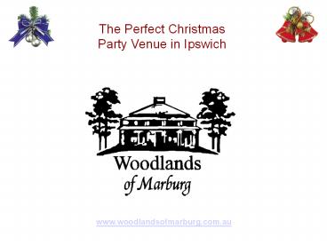 The Perfect Christmas Party Venue in Ipswich