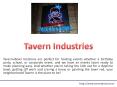 Tavern Industries PowerPoint PPT Presentation