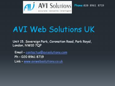 Open Source Development UK by AVI Web Solutions