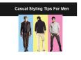 Style Tips For Men PowerPoint PPT Presentation