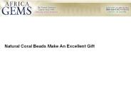 Natural Coral Beads