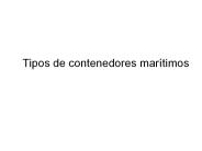 TIPO DE CONTENEDORES