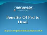 benefits of psd to html