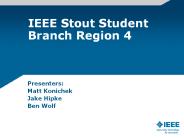 IEEE 2013 Budget Hearing