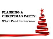 What Food Should You Serve At a Christmas Party?