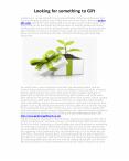 Looking for something to Gift PowerPoint PPT Presentation